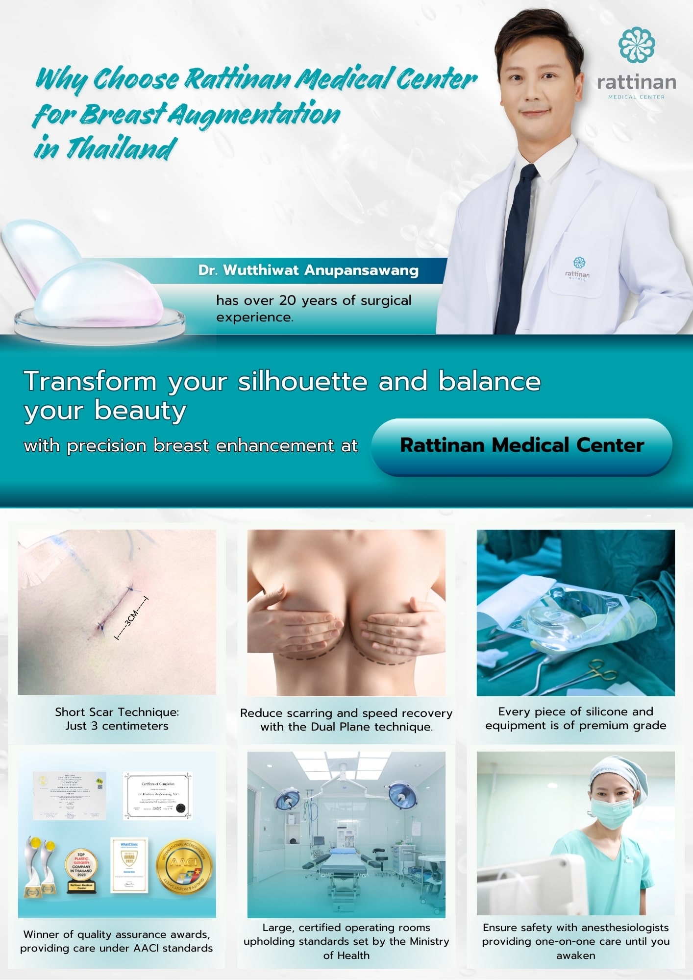 Why Choose Rattinan Medical Center for Breast Augmentation in Thailand