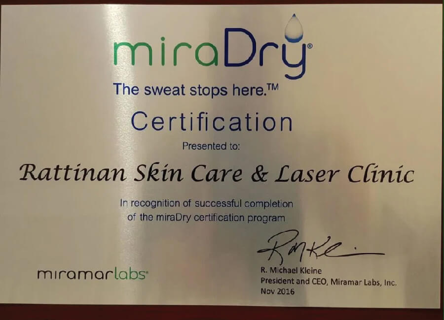 miradry certificate