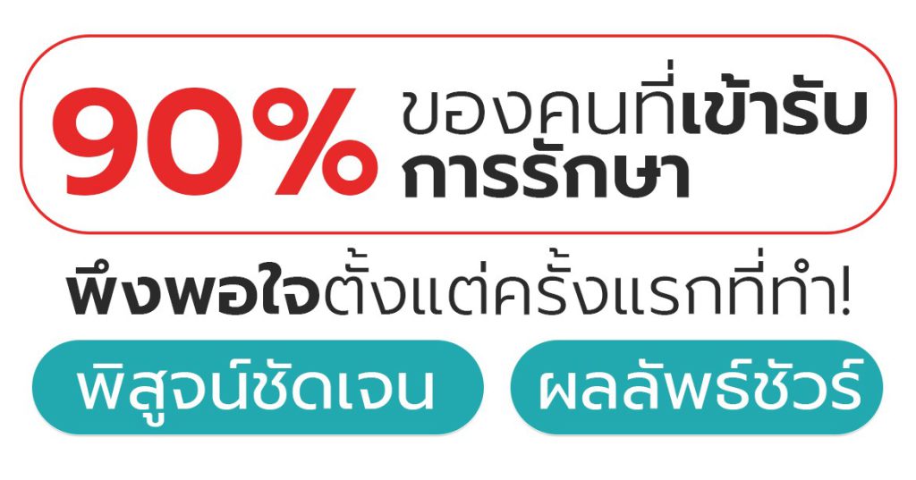 ผลลัพธ์หลังการทำ miraDry 90% พึงพอใจ