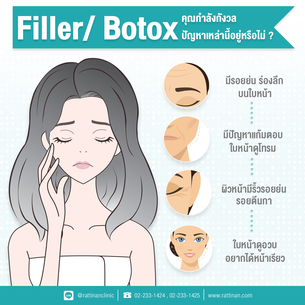 botox ฉีดลดริ้วรอย ดีอย่างไร