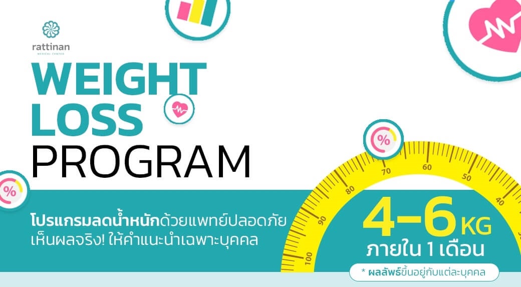 โปรแกรมลดน้ำหนัก weight loss program