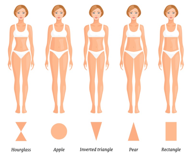 หุ่นผู้หญิงมีกี่แบบ - woman shape type