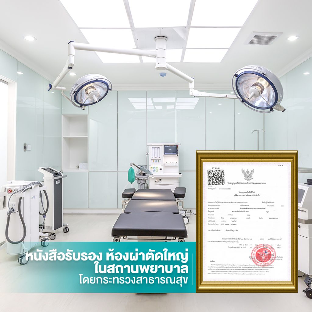 ห้องผ่าตัดมาตรฐานโรคงพยาบาล ตามกฏกระทรวงสาธารณสุข