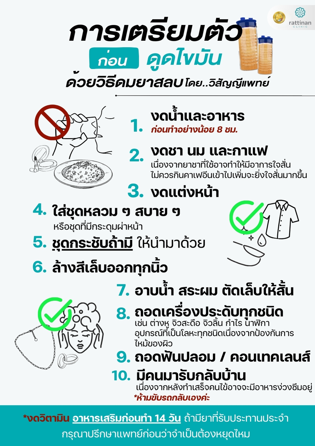 การเตรียมตัว ดูดไขมัน ก่อน ด้วยวิธีดมยาสลบ โดย..วิสัญญีแพทย์